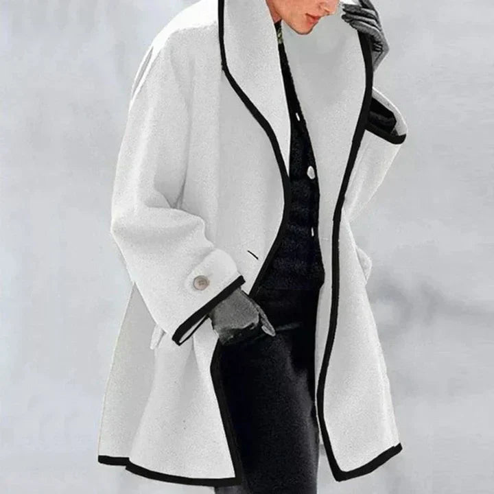 ホワイト ダブルブレスト コート ZARA】ウール混紡ダブルブレストコート 2212/806/250 (ZARA