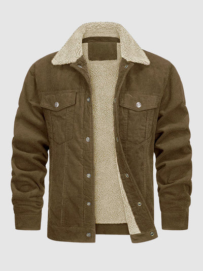 Kiyoshi｜メンズ コーデュロイ 裏フリース ジャケット