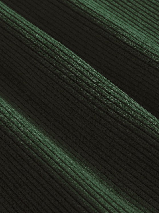 Hitoshi｜メンズ ハーフボタン コーデュロイ 長袖シャツ