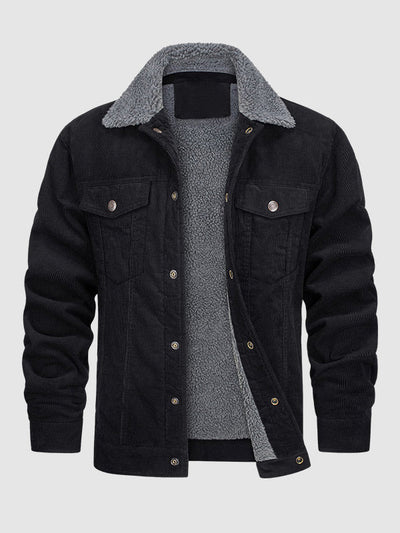 Kiyoshi｜メンズ コーデュロイ 裏フリース ジャケット