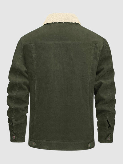 Kiyoshi｜メンズ コーデュロイ 裏フリース ジャケット