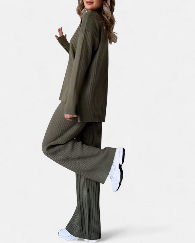 Kotomi | エレガントで快適なリブ編みインドアセット