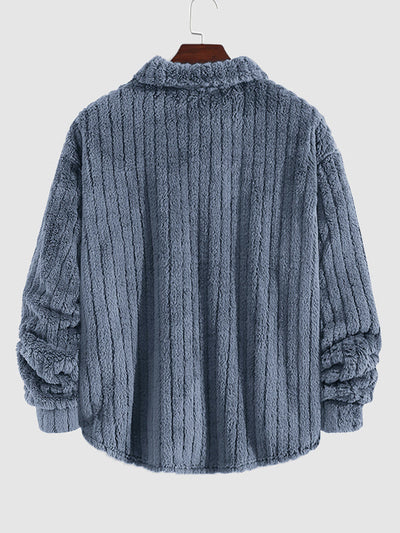 Kunio｜メンズ フリース ボタンアップ ジャケット