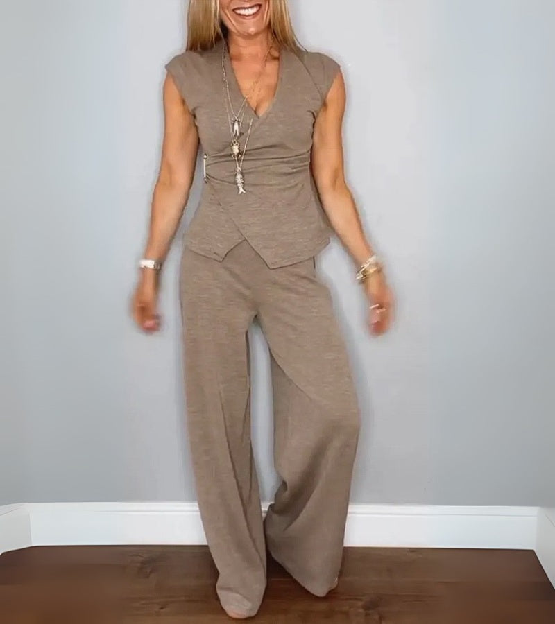 Azami | モダンカットツーピースセット