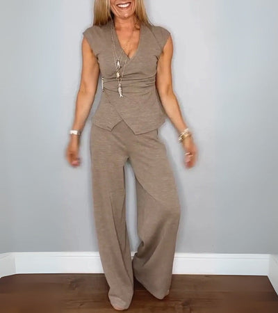 Azami | モダンカットツーピースセット