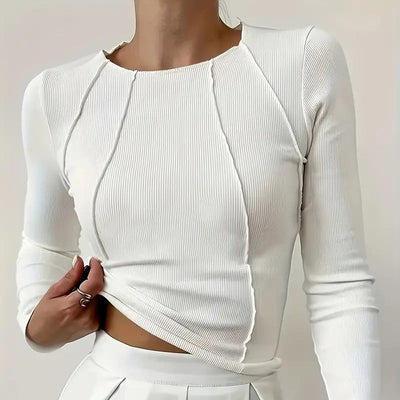 Reina｜カーブフィット レイヤー対応 ニットトップ