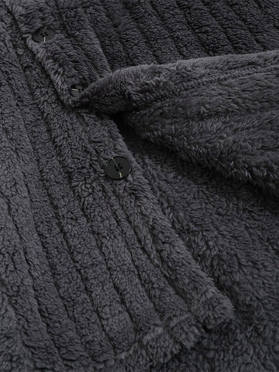 Kunio｜メンズ フリース ボタンアップ ジャケット