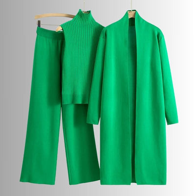 Noa｜レディース 3点セット ニット（コート・トップス・パンツ）