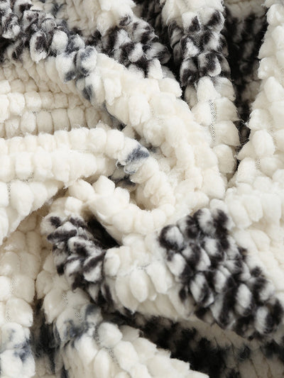 Isamu｜メンズ ヴィンテージチェック フリースラペルジャケット