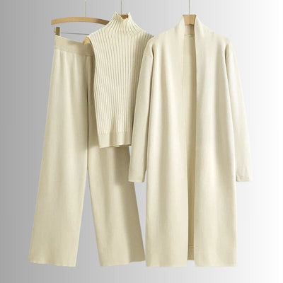 Noa｜レディース 3点セット ニット（コート・トップス・パンツ）