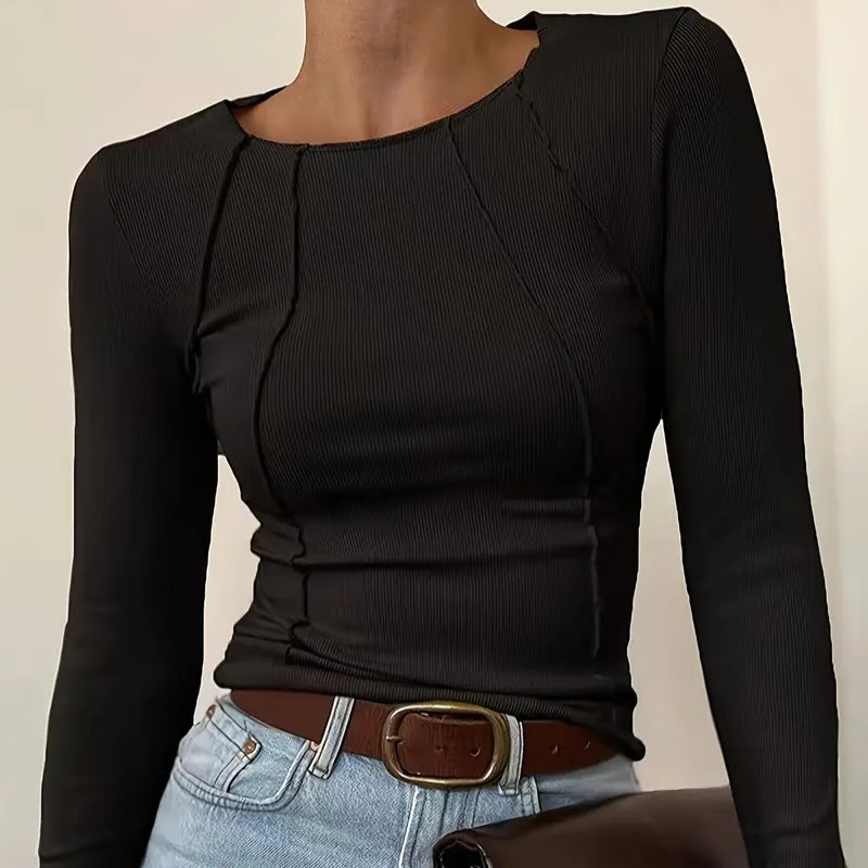 Reina｜カーブフィット レイヤー対応 ニットトップ