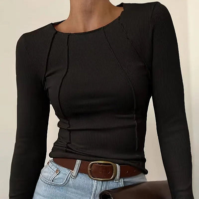 Reina｜カーブフィット レイヤー対応 ニットトップ