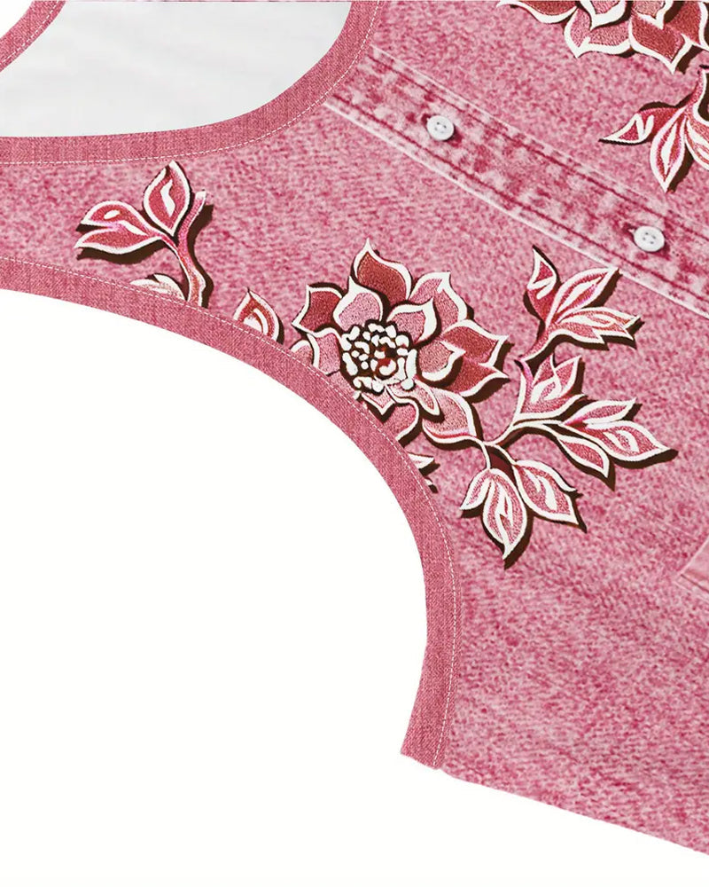 Miho | ノースリーブデニム風ドレス