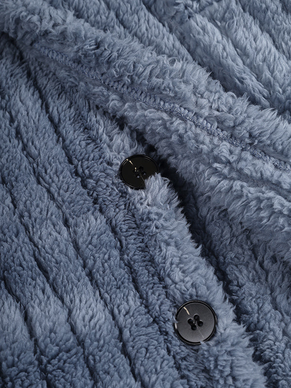 Kunio｜メンズ フリース ボタンアップ ジャケット