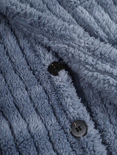 Kunio｜メンズ フリース ボタンアップ ジャケット