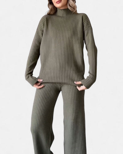 Kotomi | エレガントで快適なリブ編みインドアセット