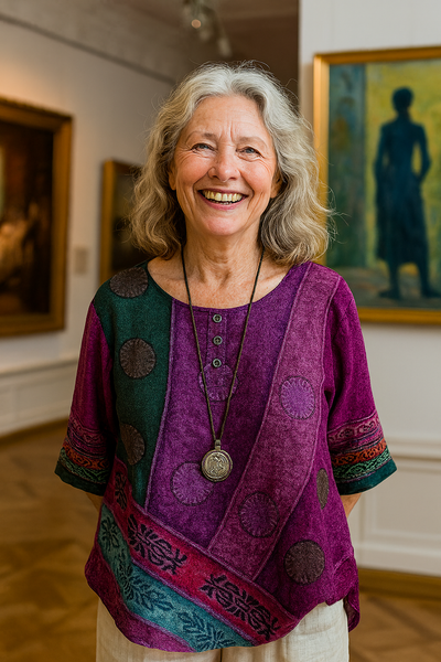 Noriko | アートティックトップ – ゆったりと流れる、美しく引き立てる