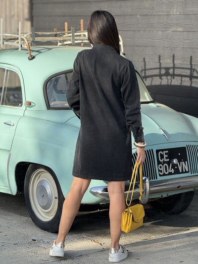 Mayu｜長袖デニムワンピース