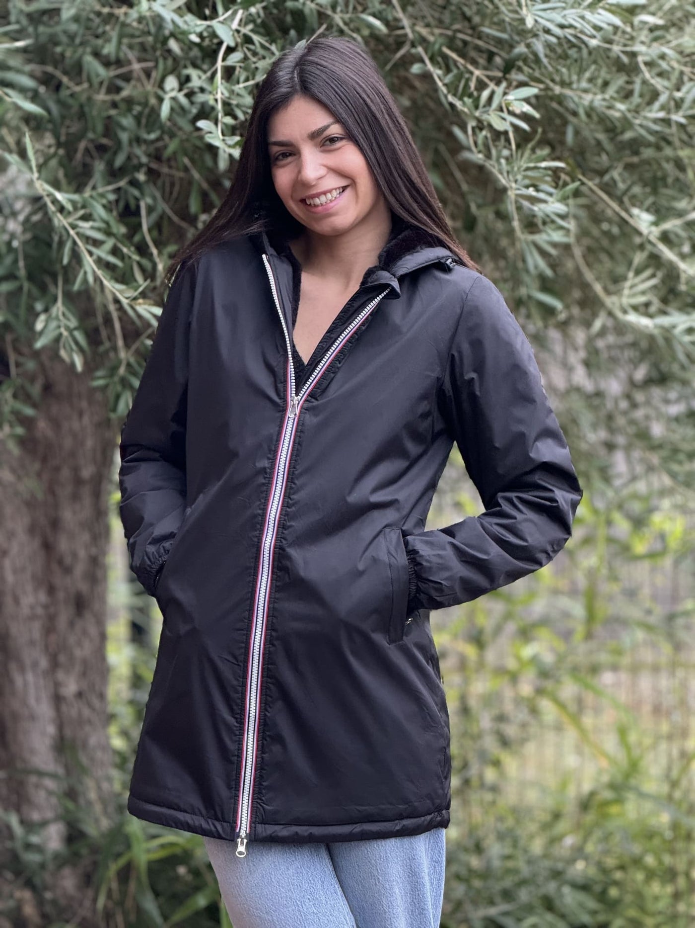 Megumi｜キャメルジップアップバイカージャケット