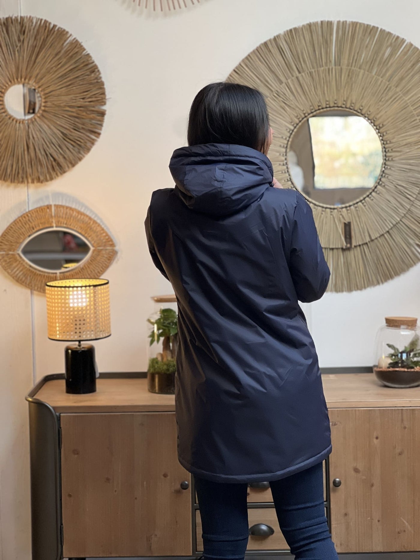 Megumi｜キャメルジップアップバイカージャケット