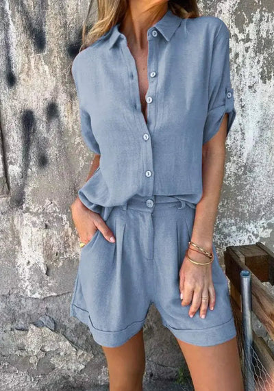 Ayuna | ライトリネン2ピースセット