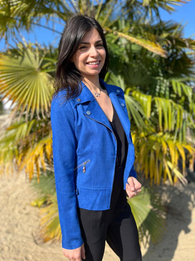 Mayumi｜キャメルジップアップバイカージャケット