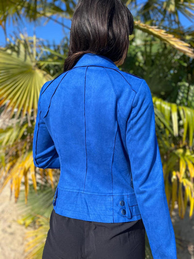 Mayumi｜キャメルジップアップバイカージャケット