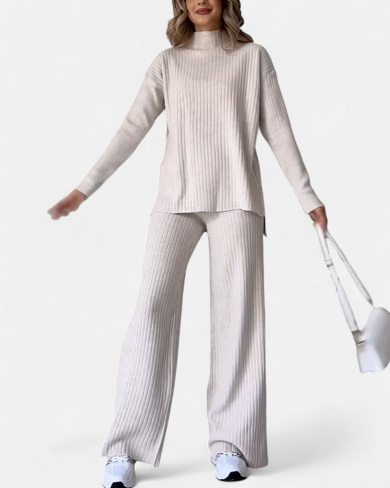 Kotomi | エレガントで快適なリブ編みインドアセット