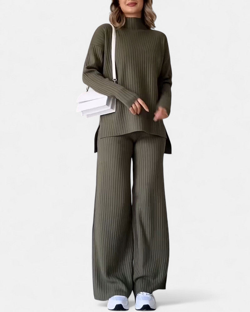 Kotomi | エレガントで快適なリブ編みインドアセット