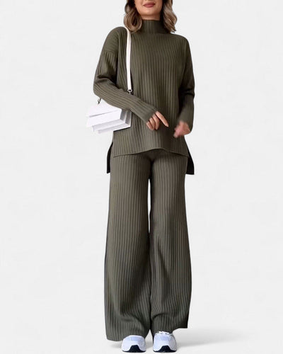 Kotomi | エレガントで快適なリブ編みインドアセット