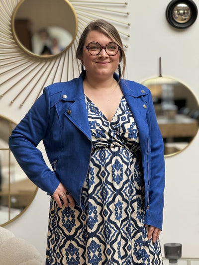 Mayumi｜キャメルジップアップバイカージャケット