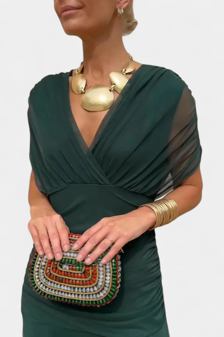 Mayako | エレガントな女性用ドレス | ロマンティックなロングフローラルドレス